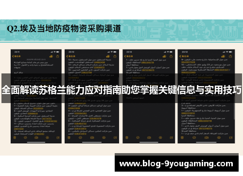 全面解读苏格兰能力应对指南助您掌握关键信息与实用技巧